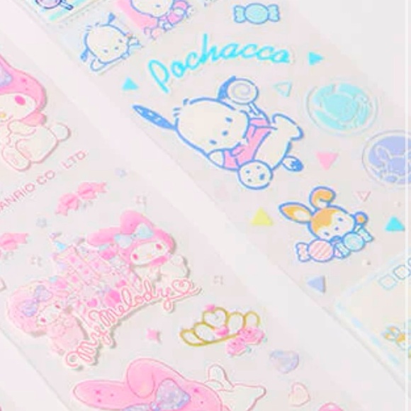 Sanrio MY MELODY Sparkle Washi Tape 2 Roll Pack - Picture 4 of 5